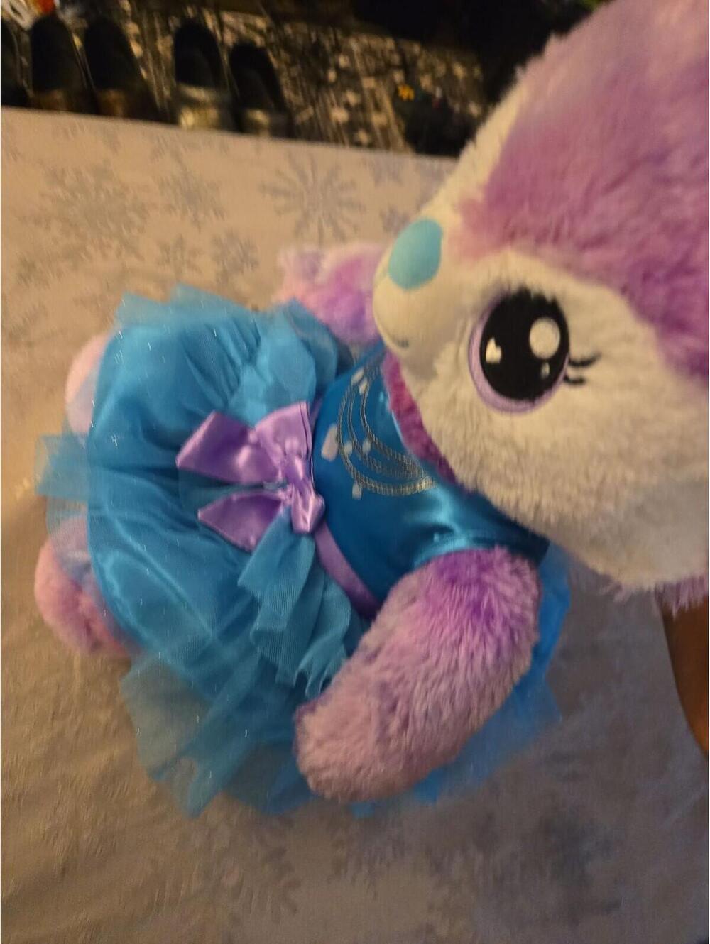 Build-A-Bear Workshop Purple Starry Night Fox with Blue Tutu Dress - Picture 5 of 5